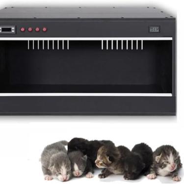 Imagem de Incubadora De Gato Filhote De Cachorro, Grandes Ninhadas De Animais De Estimação, Incubadora Multiuso De Cães E Gatos Para Casa 60x50x50cm, White, 60X50X50cm