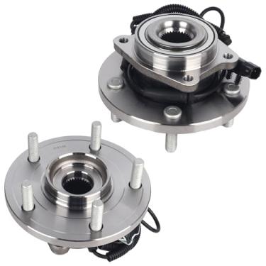 Imagem de Autoround Par 515136 Substituição do conjunto do cubo da roda dianteira e do rolamento para Chrysler Town Country, Dodge Grand Caravan, VW Routan 2008 2009 2010 2011 2012 2013 2014