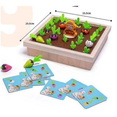 Imagem de Jogos de tabuleiro brinquedos de madeira para crianças diversão fazend