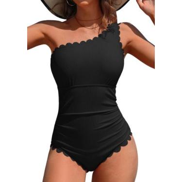 Imagem de Maiô de uma peça Charmo Ribbed Full Coverage Black M