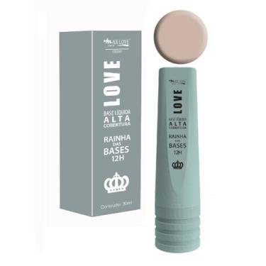 Imagem de Base Líquida Alta Cobertura Rainha Das Bases 12 Horas Cor 600,Max Love