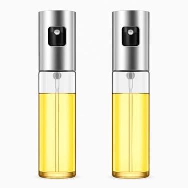 Imagem de Kit 2 Borrifadores Spray para Azeite Óleo Vinagre e Temperos – Pulverizador Multiuso Premium 100ml Econômico e Prático para Cozinha