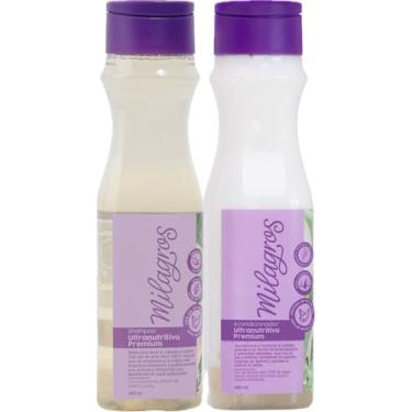 Imagem de Ultranutritivo Premium Kit de 2 Shampoo y Acondicionador Ultra Premium 100% Original Colombiano Produtos para o Crescimento Natural, Fortalecimento e Reparo, Natural