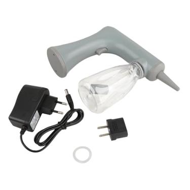 Imagem de OIIBWQ Máquina de espuma profissional para permanente de cabelo portátil para barbearias, salão de cabeleireiro leve, máquina de espuma para permanente de, Cinza 150ml