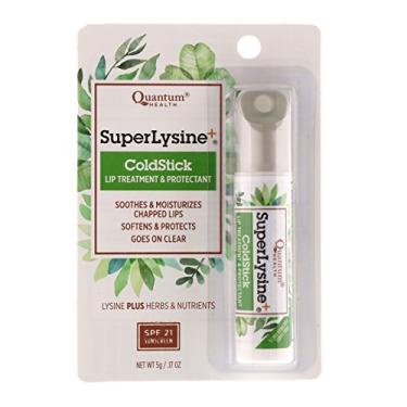 Imagem de Quantum Super Lisina e Cold Stick Protetor labial tubo e tratamento para aftas - 5,1 g