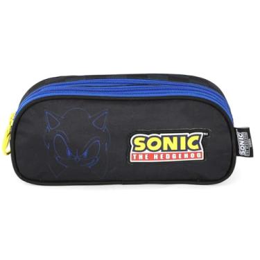 Imagem de Estojo infantil Sonic Preto ET49855SO