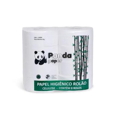 Imagem de Papel Higiênico Celulose Rolão Panda Paper 8U - Geral