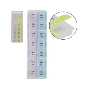 Imagem de Porta Comprimidos Semanal 14 Divisórias 7 Dias - Rio Master, Porta Rem