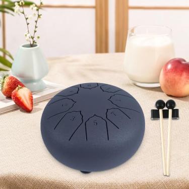 Imagem de Tambor decorativo de chuva para uso ao ar livre com língua de aço durável fácil de instalar, tambor de chuva, fácil de cuidar, tambor de aço, à prova de ferrugem, língua de aço para uso ao ar livre no