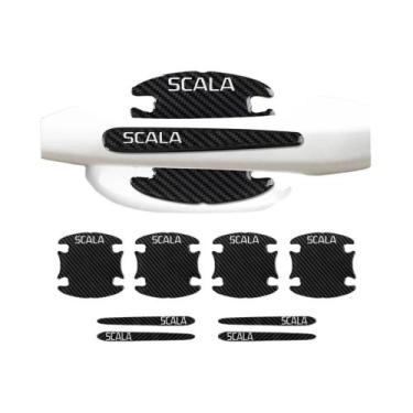 Imagem de Adesivo Protetor Para Maçaneta De Porta Skoda Octavia Fabia Rapid Supe