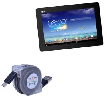 Imagem de BoxWave Cabo compatível com ASUS Transformer Pad TF701T - miniSync, retrátil, cabo de sincronização portátil