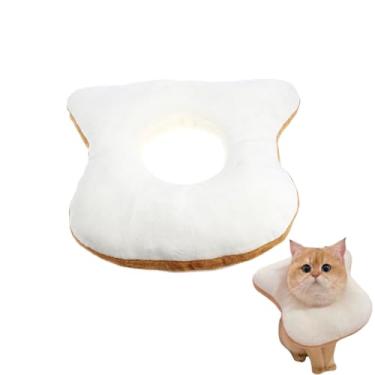 Imagem de Fantasias de Pão para Animais de Estimação da – Coleira criativa em forma de pão para fantasias de Halloween para gatos e cães – Cone macio para cães e gatos – Tamanho