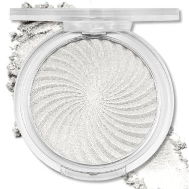 Imagem de Janwana Paleta de maquiagem iluminador corporal com brilho brilhante, kit de maquiagem de longa duração, marcadores altamente pigmentados, paleta de maquiagem nº 1, tulipa branca