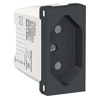 Imagem de Módulo Tomada 2P+T 10A Grafite Orion S70202194, Schneider Electric
