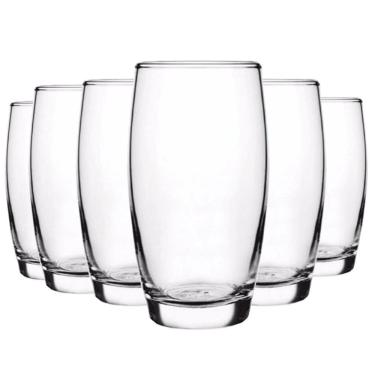 Imagem de Conjunto de Copos Vidro Nadir Oca 300ml - Kit com 12 copos