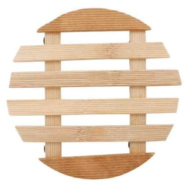 Imagem de Descanso de Panela Redondo Bambu Tuut