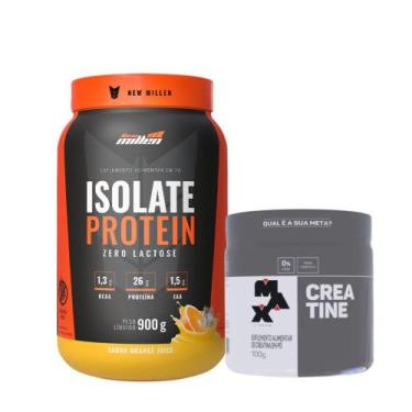 Imagem de Isolate Protein Pote 900g - New Millen + Creatina 100g - Max Titanium,
