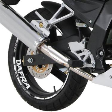 Imagem de Friso Adesivo Refletivo Dafra Kansas 250 cm - Alta Durabilidade - Crom