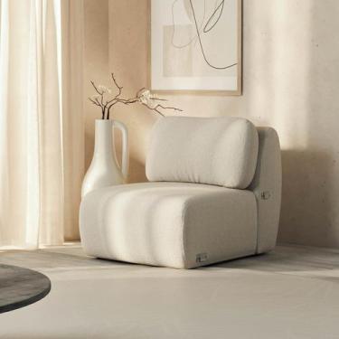 Imagem de Sofá Modular 80cm sem Braço Orla CabeCasa MadeiraOriginals - CabeCasa 