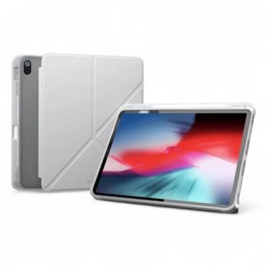 Imagem de WIWU iPad Classic III Case 10.9"/11" Air (2024) – Capa Cinza Proteção Anti-Impacto Suporte Dobrável Multiângulos Bordas Elevadas Encaixe Preciso Design Slim Premium e Durável