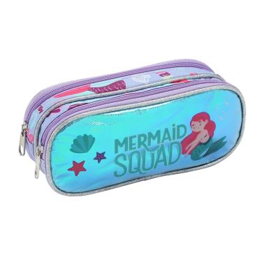 Imagem de Estojo Duplo Infantil Seanite Sereia/Princesa - Item Sortido