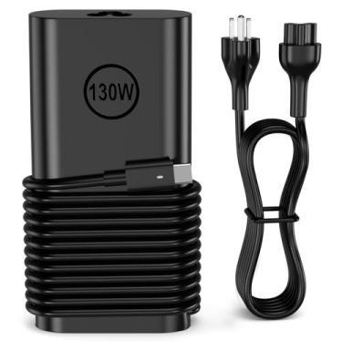 Imagem de Carregador de laptop Ryaobwu 130W USB C para Dell XPS 15 2 em 1 9575