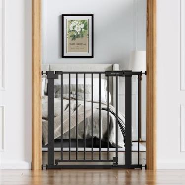 Imagem de Baby Gate BABELIO 79-91 cm montado sob pressão e fechamento automático
