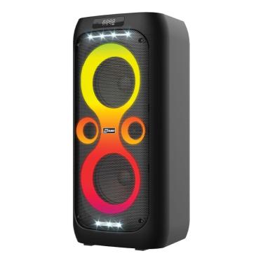 Imagem de Caixa de Som Ssound Vegas 2 Portatil Preto LED Bluetooth TWS - 700w