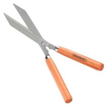 Imagem de Tesoura Para Cerca Viva / Grama Com Cabo de Madeira (78331/125) - Tram