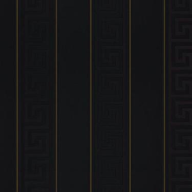 Imagem de Papel de Parede Versace V Listrado Preto 935244