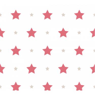 Imagem de Papel de Parede Treboli Estrelas Vermelhas 5845 - Rolo: 10m x 0,53m