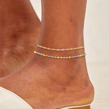 Imagem de Tornozeleira feminina joia de pé linda flor pulseira tornozeleira