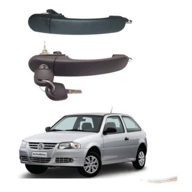 Imagem de Par Maçanetas Externa Snake Key Gol Parati 99 A 14 2 Portas - Un / 2 [f103]