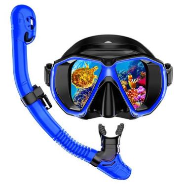 Imagem de Equipamento de mergulho com snorkel para adultos Conjunto de máscaras 