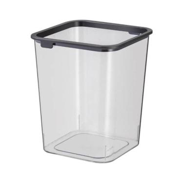 Imagem de Lixeira Quadrada Com Anel De Pressão 10 Litros