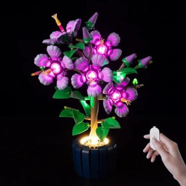 Imagem de Nitemode LED Light Kit Compatible with Lego 10372, Upgraded Hibiscus Flower Models Set Lighting Accessories (No Model)