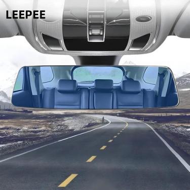 Imagem de Espelho Retrovisor Sem Moldura Azul 2.5D Tela Cheia Vidro HD Anti-refl