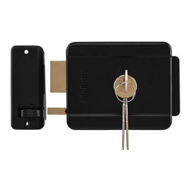 Imagem de Fechadura Elétrica Cilindro Fixo Intelbras Fx 500, Preto