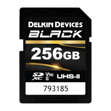 Imagem de Delkin Devices Cartão de memória SD SDXC UHS-II V90 preto de 256 GB