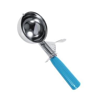 Imagem de Generic Colher de Sorvete Conveniente Com Alça de Plástico Antiderrapante para Servir Sobremesas de Forma Rápida e Fácil (5,7cm)