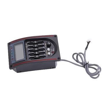 Imagem de Lcd 5 Banda Guitarra Acústica Pré-amplificador Eq LC-5 Equalizador Sintonizador Piezo Captador Essencial Equipamento de Aprimoramento de Som para Músicos