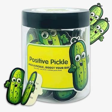 Imagem de 60 cartões positivos em pote – picles de apoio emocional, cartões de afirmação para mulheres, presente inspirador para mãe ou pai, coisas modernas para meninas adolescentes, presentes exclusivos de