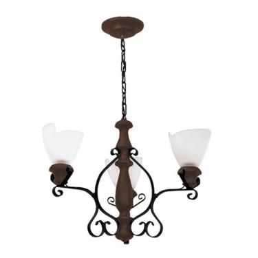 Imagem de Lustre Artis Envelhecido 3 Lâmpadas 7033E