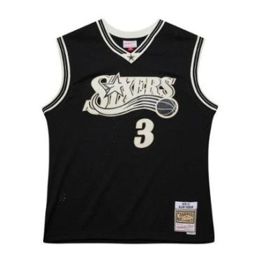 Imagem de Regata Mitchell & Ness NBA Off Court Swingman Jersey Philadelphia 76ers Allen Iverson 2000 Masculino-Masculino