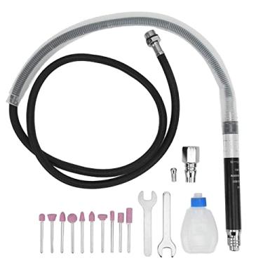 Imagem de Estink Kit de Rebolo Pneumático para Lápis, Conjunto de Rebolo Pneumático Micro Com Colar de 1/8 pol. para Gravar, Polir, Esmerilhar Metal, Madeira, Plástico, Pedra