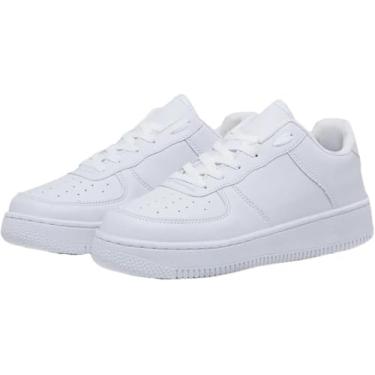 Imagem de Tenis unissex Air force Estilo urbano 1'09 branco,Do 34 ao 39 (Branco, BR, Adulto, Numérico, 38)