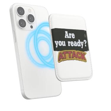 Imagem de Suporte magnético para iPhone, carteira fina de couro PU, capa para cartão, capa traseira para cartão, acessório de telefone fofo