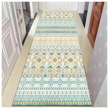 Imagem de SPXMQSS Tapetes de corredor para corredor, tapetes resistentes ao desgaste para corredores, tapetes de cozinha laváveis antiderrapantes para entrada, quarto, lavanderia, sala de estar, 120 x 200 cm