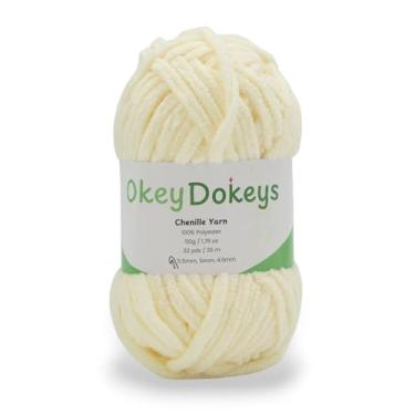 Imagem de Misture e combine cores – descontos a granel aplicados automaticamente na finalização da compra Okey Dokeys No-Fray, durável, macio 50 g fio de chenille (tamanho 6) - Cor nº 19