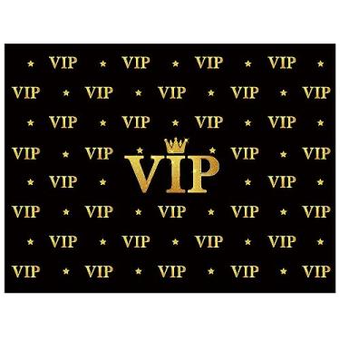 Imagem de VitalCozy Pano de fundo para fotografia VIP 2,5 x 3,5 m, tapete vermelho, prêmio, cenário, clássico, coroa, estrela, preto, estúdio fotográfico, pano de fundo, tecido de poliéster, celebridades